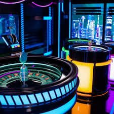 lucksvip login live-dealer studio with professional camera setup and gaming table